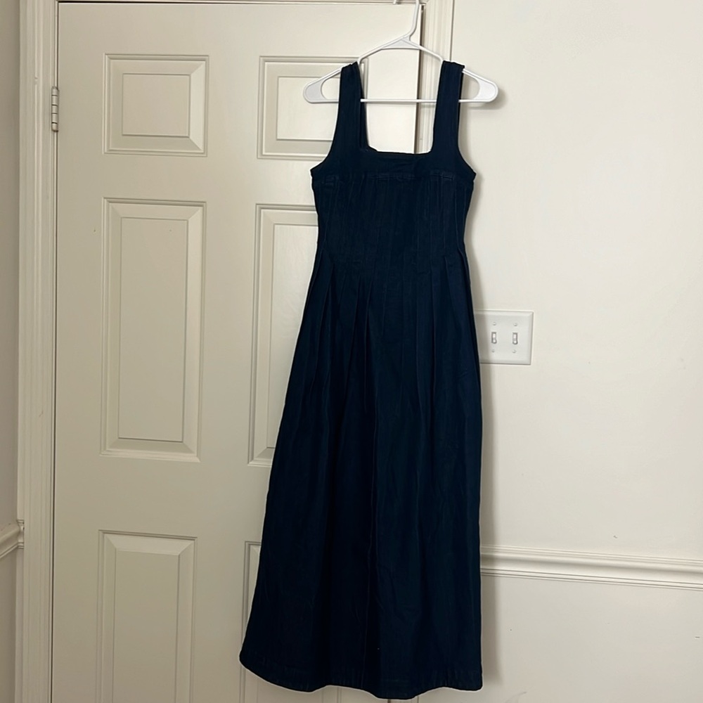 Skies are blue amazing dark DENIM dress size S